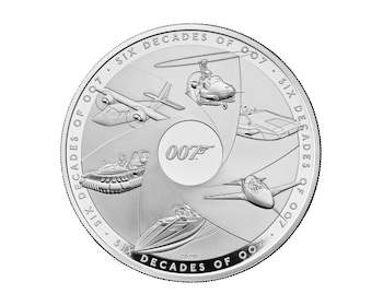 Six Decades of 007 - Completer - 1oz - 2024 - Proof