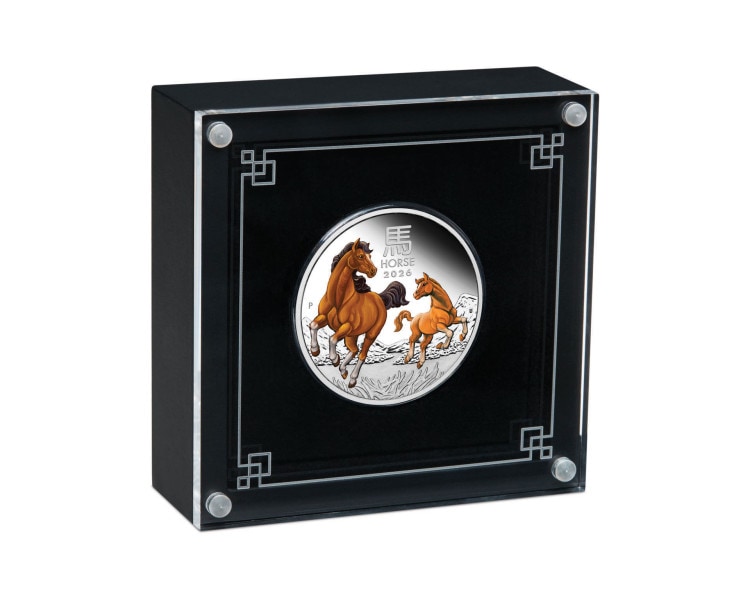 Lunar III Rok Konia - 1oz - 2026 - Proof - Edycja Kolorowa