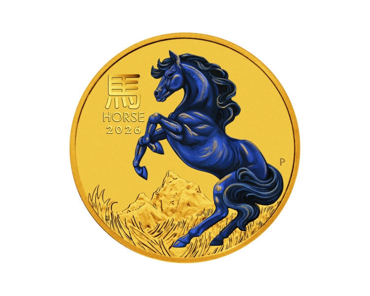 Australijski Lunar - Rok Konia 1/10oz - Edycja kolorowa (24h)