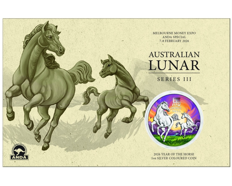 Lunar III Rok Konia 1oz - Melbourne Money Expo Special 2026