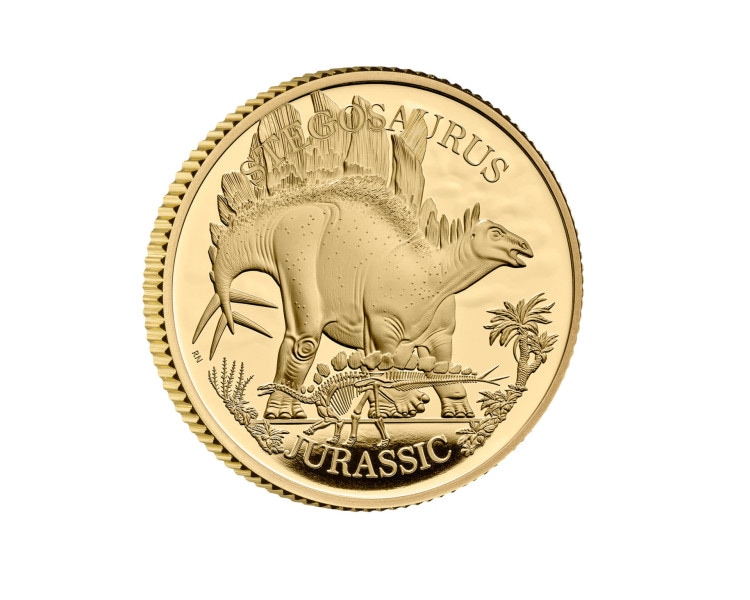 Dinosaurs: Iconic Specimens - Stegosaurus 1/4oz Proof