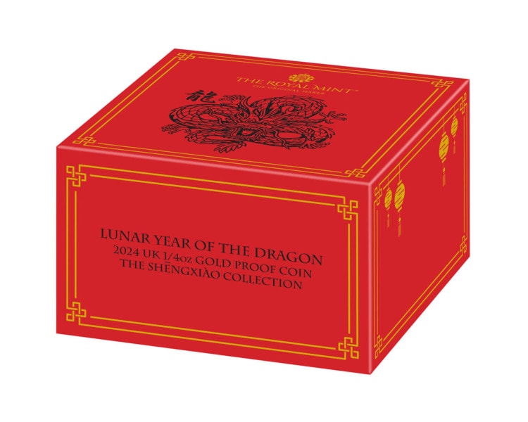 Lunar Year of the Dragon - The Royal Mint 1/4oz Proof