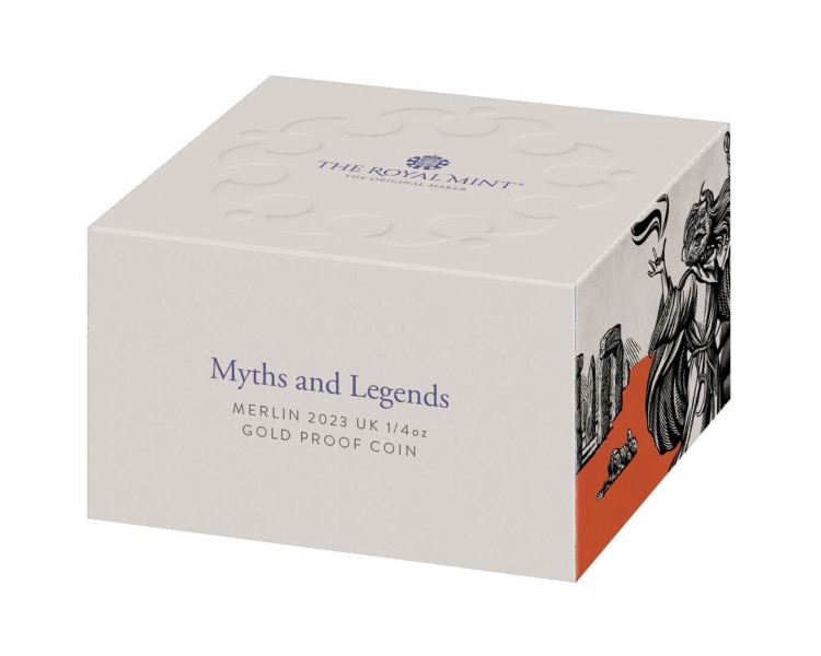 Mity i Legendy Merlin 1/4oz Proof