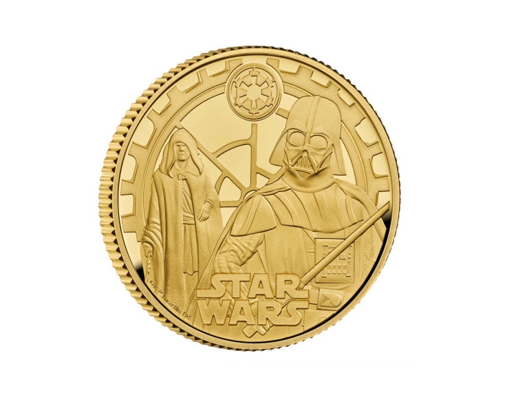 Star Wars: Darth Vader i Imperator Palpatine 1/4oz Proof