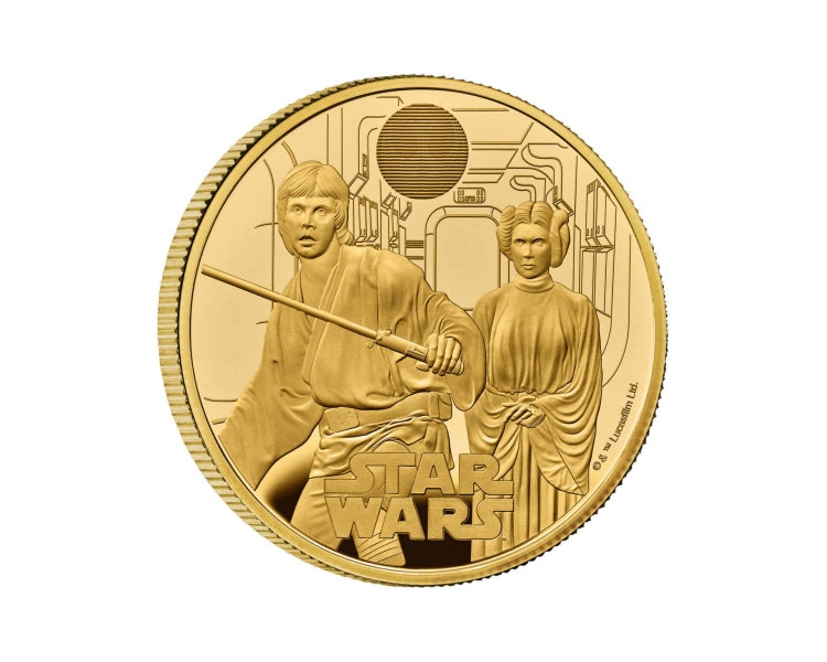 Star Wars: Luke Skywalker and Princess Leia 1oz Proof