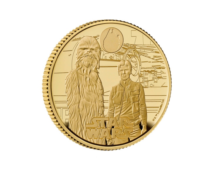 Star Wars: Han Solo and Chewbacca 1/4oz Proof