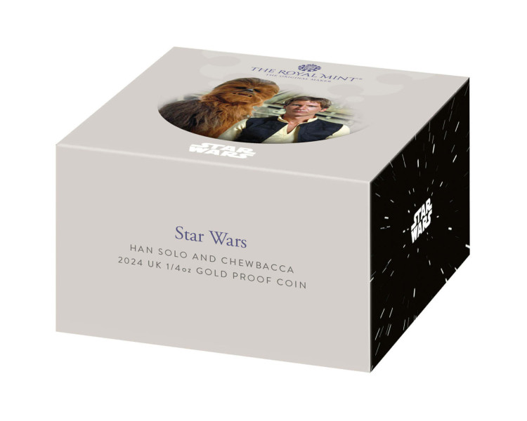 Star Wars: Han Solo and Chewbacca 1/4oz Proof