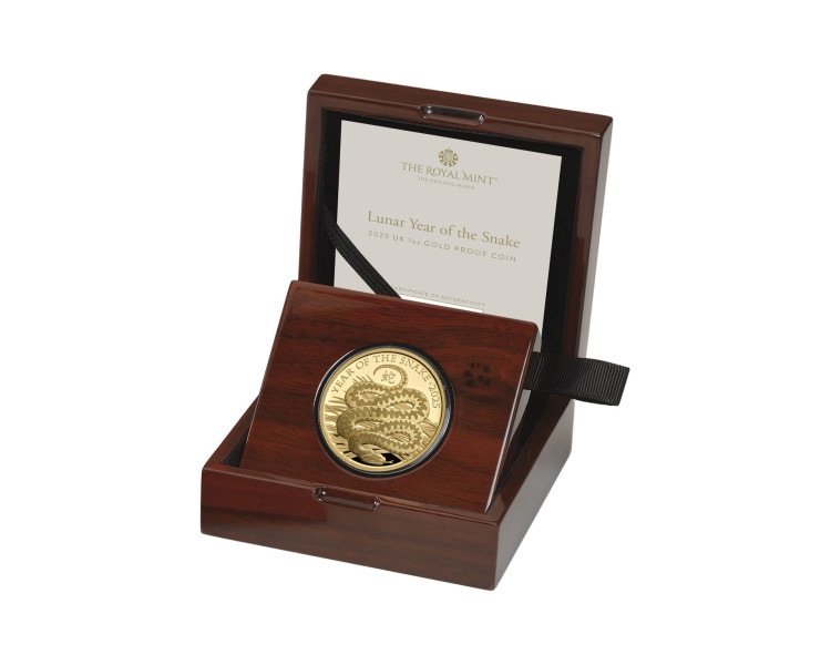 Lunar Year of the Snake- The Royal Mint 1oz Proof