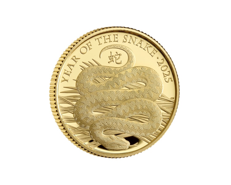 Lunar Year of the Snake- The Royal Mint 1/4oz Proof