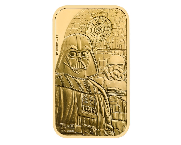 The Royal Mint - Złota Sztabka Star Wars Dark Side - 1oz (24h)