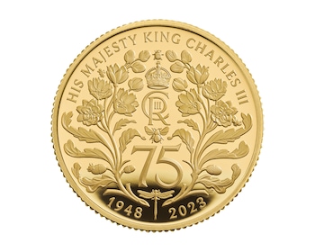 75th Birthday of His Majesty King Charles III 1/4oz 2023 - Proof