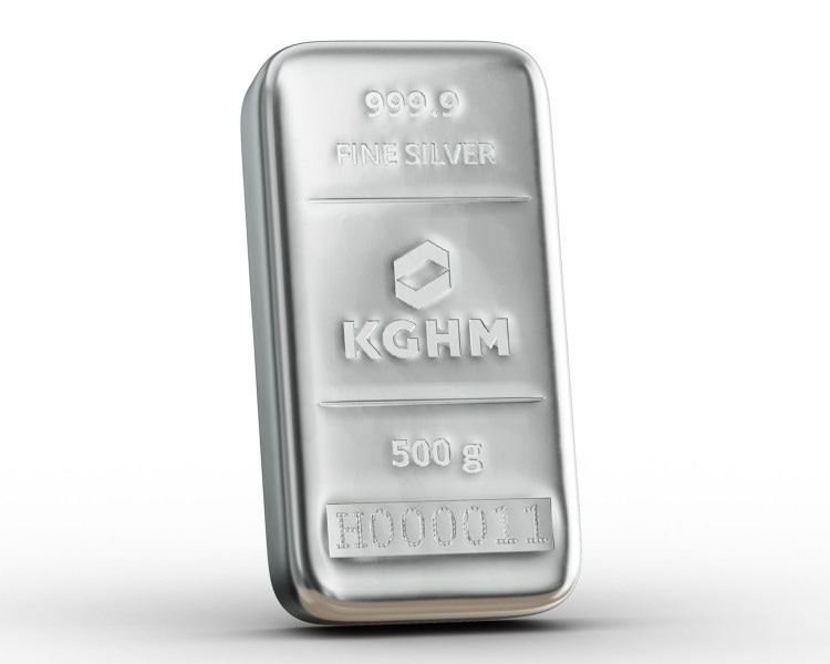 Srebrna Sztabka 500g KGHM (24h)