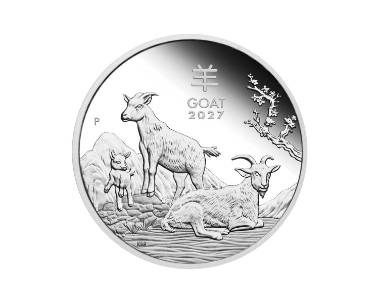Lunar III Rok Kozy - 1oz - 2027 - Proof