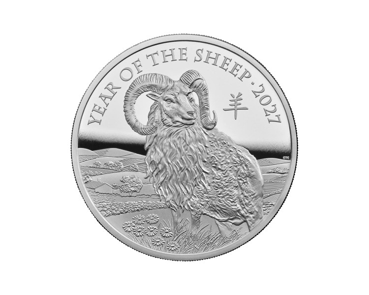 Lunar Year of the Sheep TRM - 1oz - 2027 - Proof