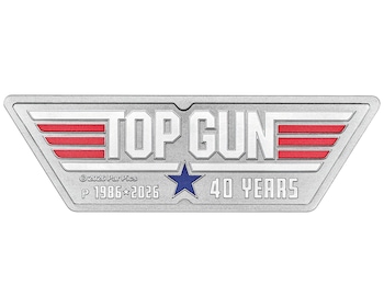 The Perth Mint - Top Gun Logo - 40th Anniversary - 1oz