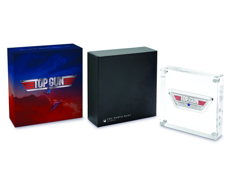 The Perth Mint - Top Gun Logo - 40th Anniversary - 1oz