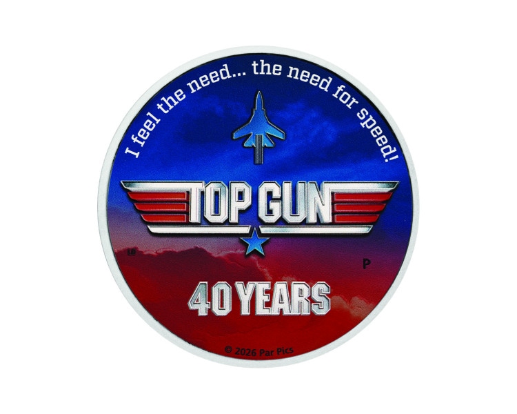 The Perth Mint - Top Gun - 40th Anniversary - 1oz - Edycja Kolorowa