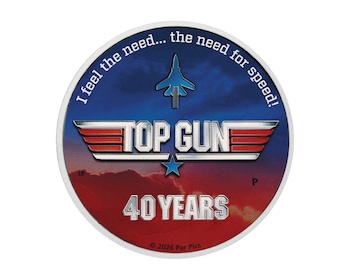 The Perth Mint - Top Gun - 40th Anniversary - 1oz - Edycja Kolorowa