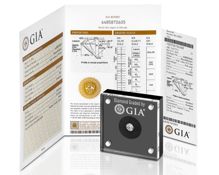 Diament 0.4 ct/D/IF
