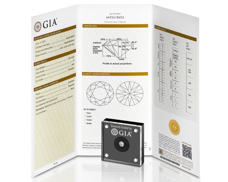 Diament 1 ct/E/VS2