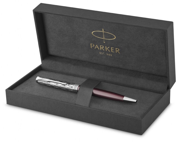 Długopis Parker Sonnet premium metal & red CT