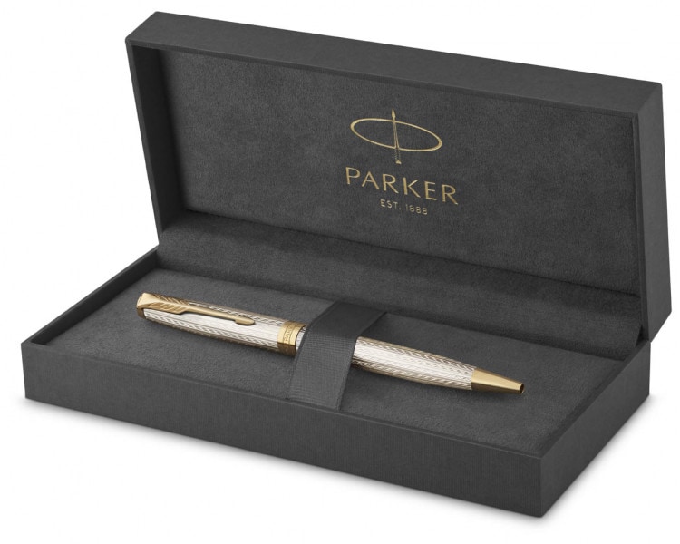 Długopis Parker Sonnet silver mistral GT