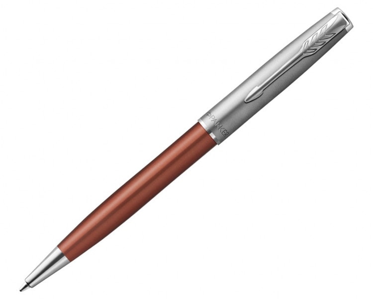 Długopis Parker Sonnet sand blasted metal orange