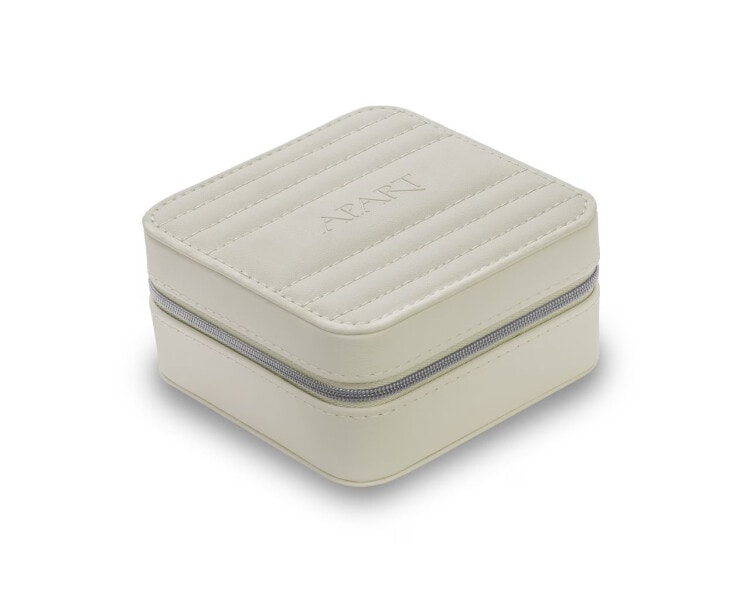 Szkatułka na biżuterię w kolorze ecru