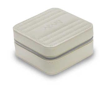 Szkatułka na biżuterię w kolorze ecru