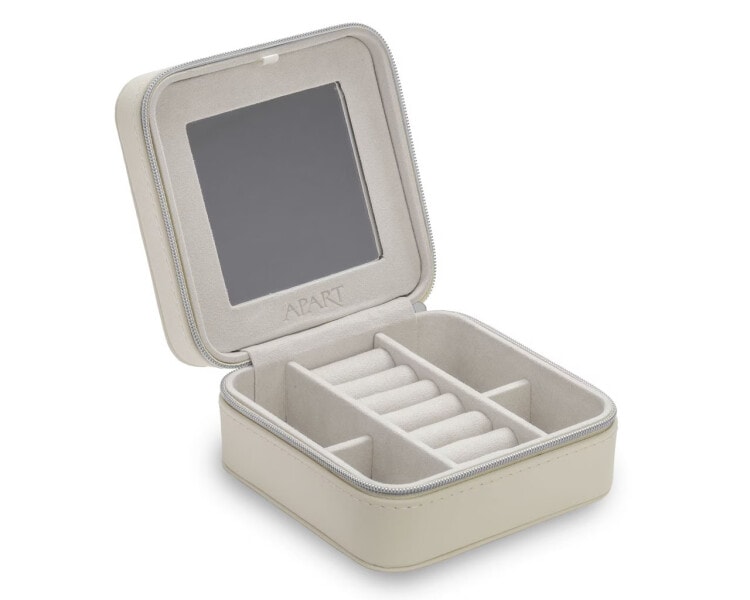 Szkatułka na biżuterię w kolorze ecru