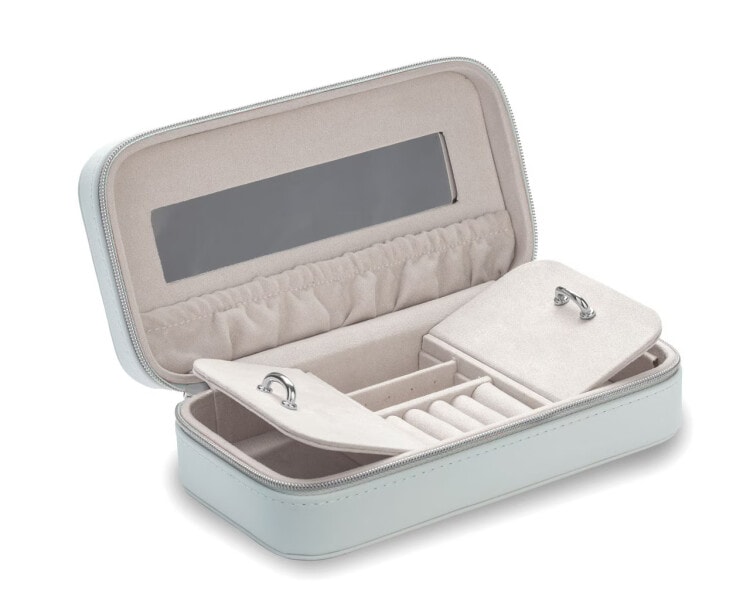 Szkatułka na biżuterię w kolorze niebieskim