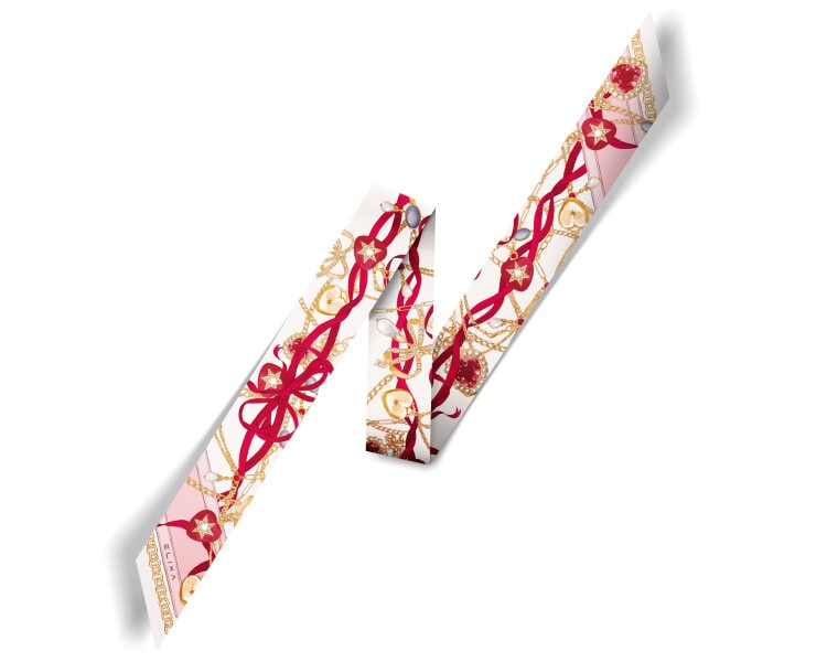 Szarfa jedwabna - Loving Embrace, 5 x 120 cm