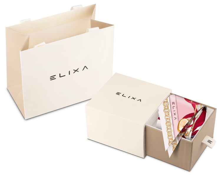 Szarfa jedwabna - Loving Embrace, 5 x 120 cm