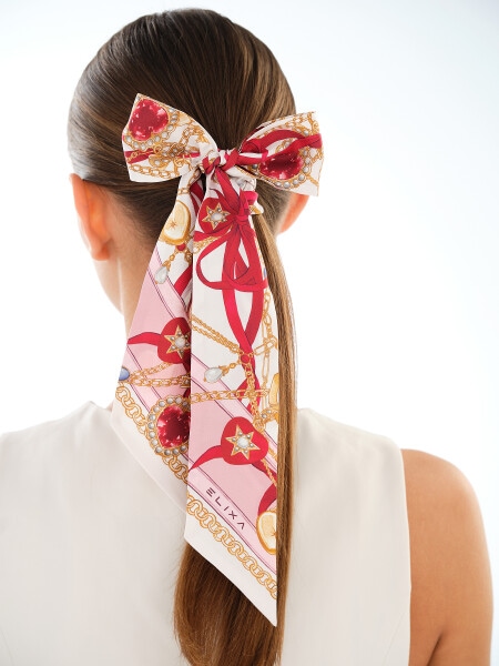 Szarfa jedwabna - Loving Embrace, 5 x 120 cm