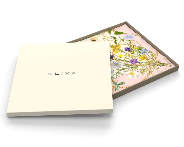 Apaszka jedwabna - Meadow Dreams, 85 x 85 cm