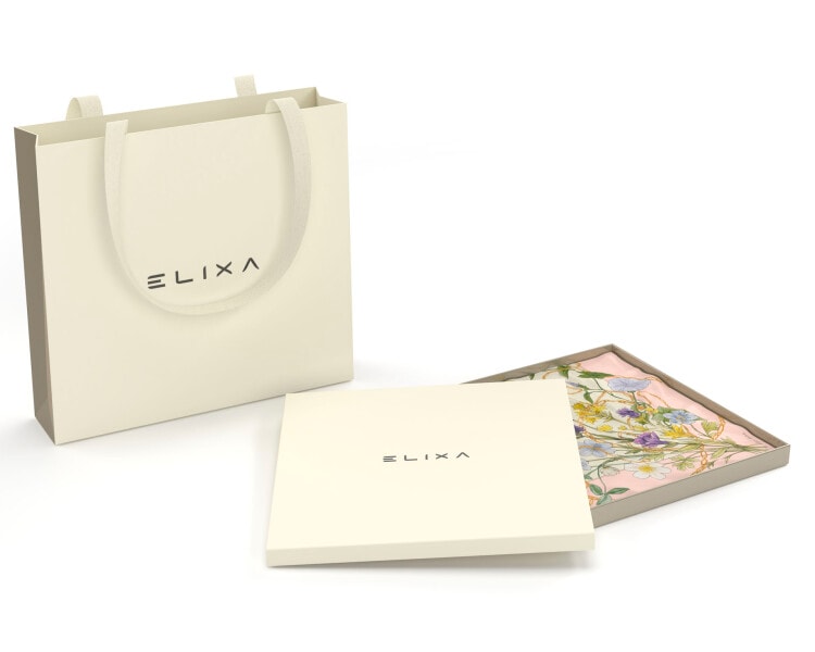 Apaszka jedwabna - Meadow Dreams, 85 x 85 cm