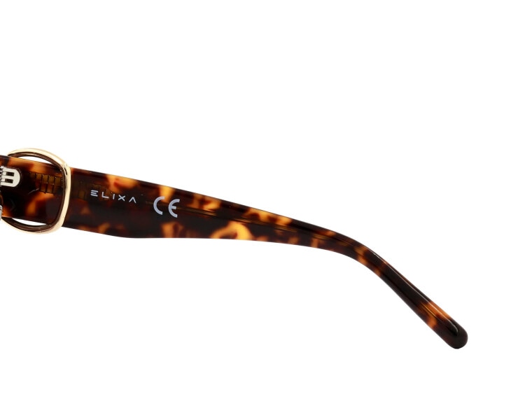 Okulary przeciwsłoneczne damskie, prostokątne, brązowe