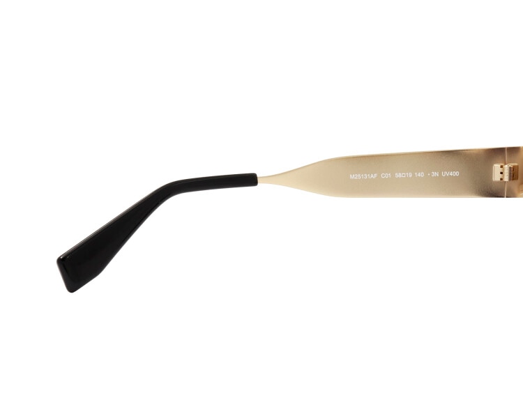 Okulary przeciwsłoneczne damskie, okrągłe, złote