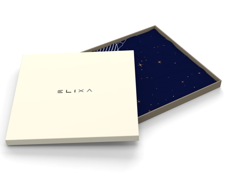 Hedvábný šátek se znamením zvěrokruhu – Panna, 52 cm × 52 cm