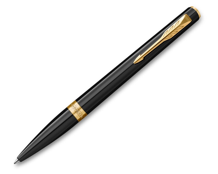 Długopis Parker Parker Meridian Glossy Black GT