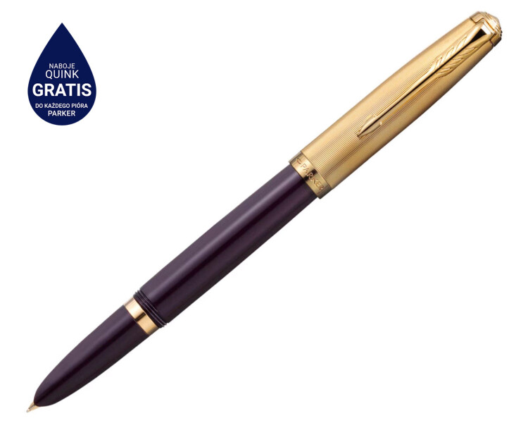 Plnicí pero Parker 51 Deluxe Plum GT