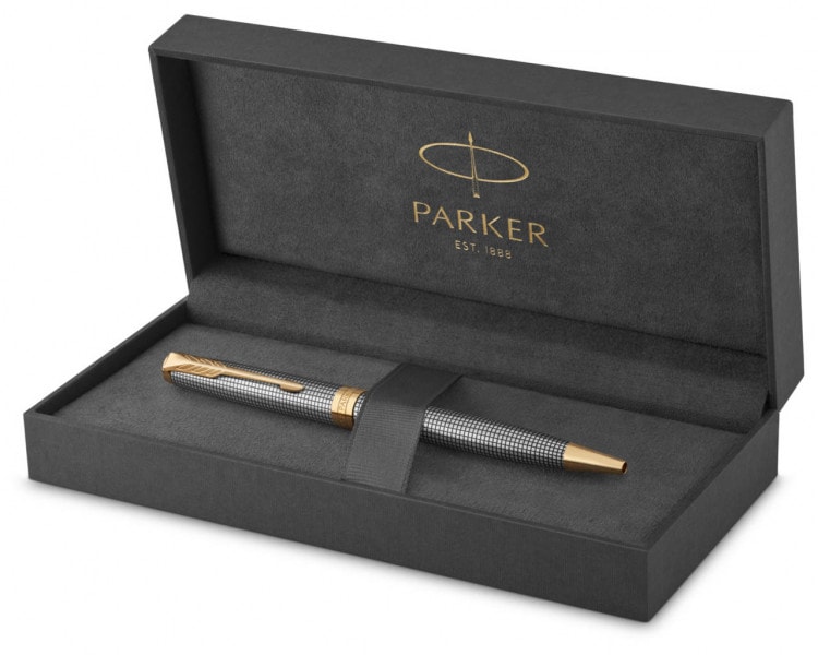 Długopis Parker Sonnet chiselled silver GT