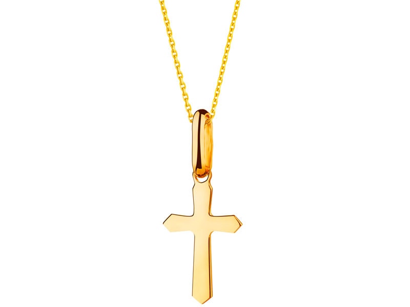 Zlatý přívěsek -  kříž