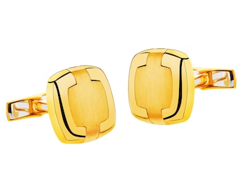 Gold cufflinks