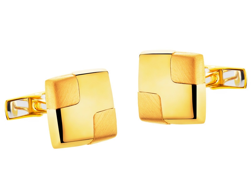 Gold cufflinks