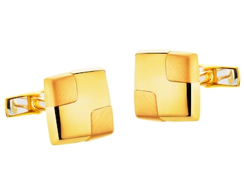 Gold cufflinks