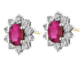 Yellow and white gold earrings with brilliants and rubies></noscript>
                    </a>
                </div>
                <div class=