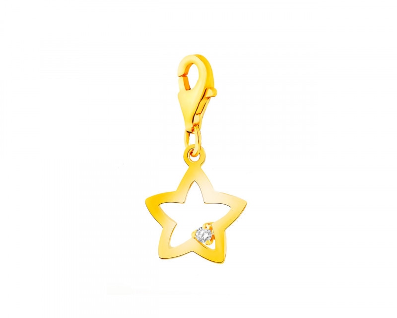 Gold charms pendant