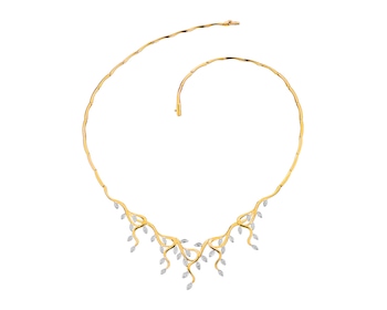 Yellow gold diamond necklace 0,22 ct - fineness 14 K></noscript>
                    </a>
                </div>
                <div class=