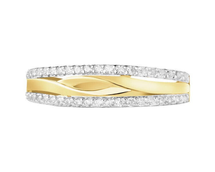 Yellow gold ring
